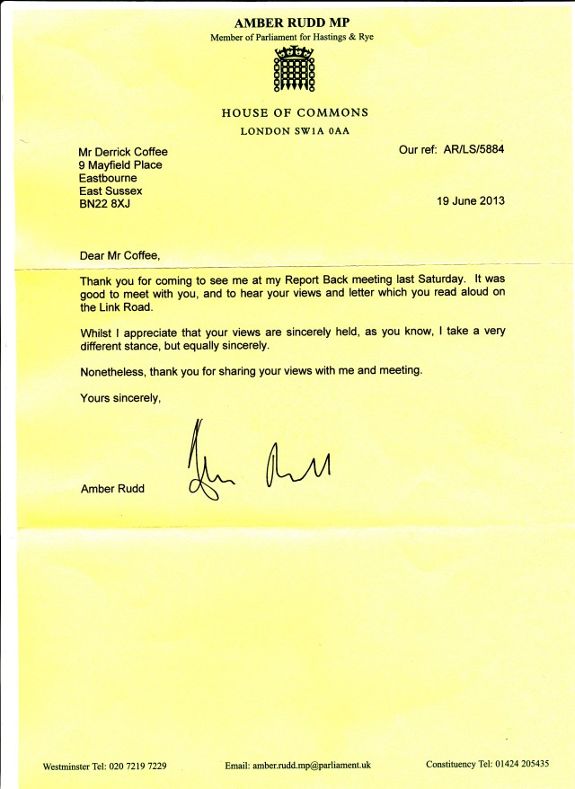 Amber Rudd Letter 6 13