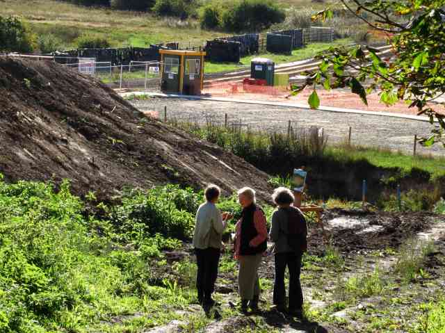 Concerned Crowhurst residents by Powdermill Stream